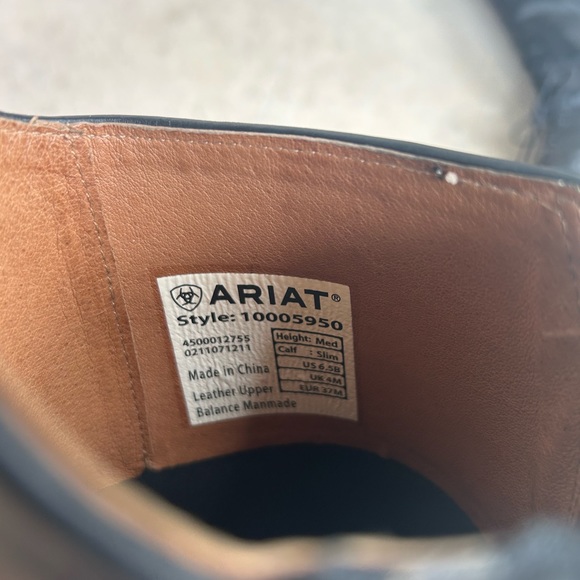 Ariat Heritage Contour II Field Zip Tall Riding Boots Black - Picture 5 of 8